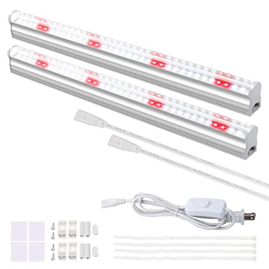 Led Strip Lights - แถบไฟ LED สำหรับปลูกพืชในร่ม, หลอดไฟปลูกพืชแบบแสงแดดเต็มสเปกตรัม สำหรับชั้นวางปลูกพืชในโรงเรือน