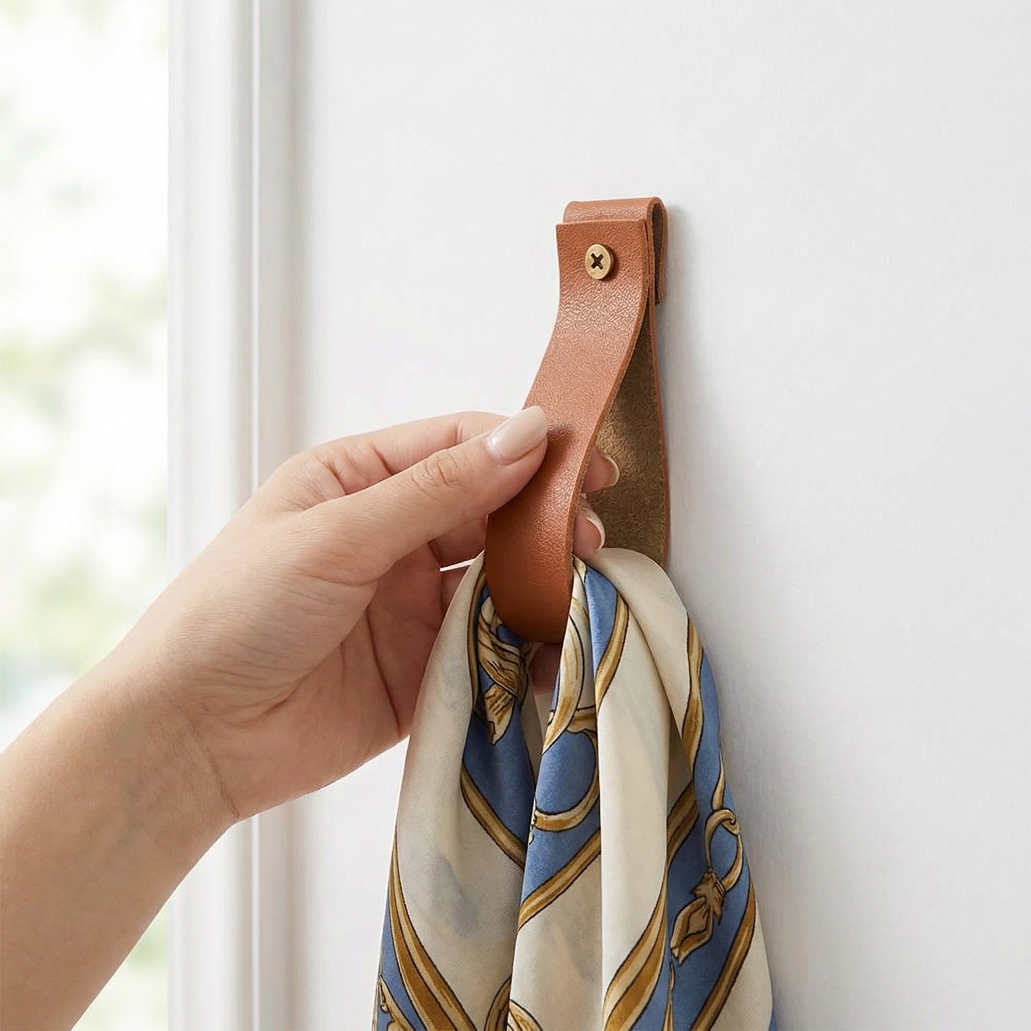 Curtain Rods - ตะขอแขวนผนัง PU 6 ชิ้น ขนาด 4.7