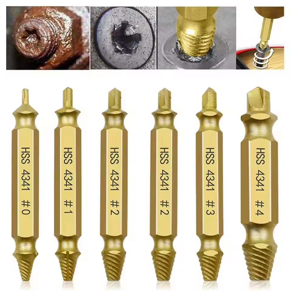 Drill Bits - ชุดดอกสว่านถอนสกรูหัก ชุดเครื่องมือถอดสกรูหักง่ายๆ สำหรับงานรื้อถอน