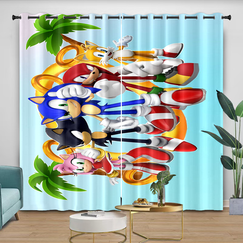ผ้าม่านลายการ์ตูนพิมพ์ลายดิจิต - Curtain Rods บทวิจารณ์และราคา