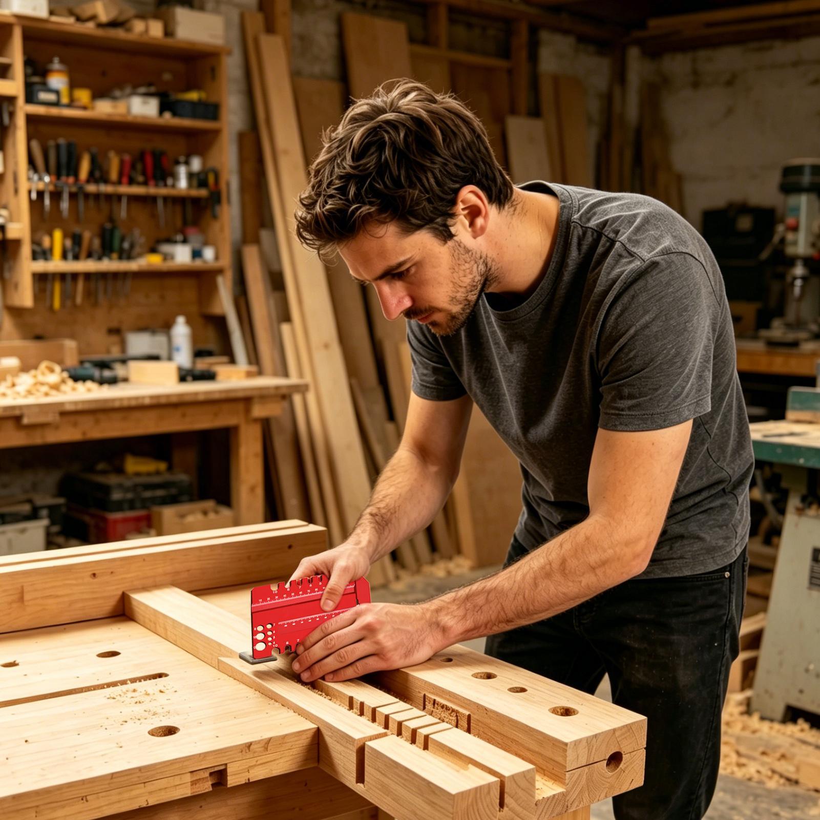 ไม้บรรทัดสำหรับงานก่อสร้าง ไม้ - Home Improvement Mark บทวิจารณ์และราคา