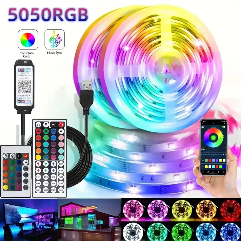 ไฟ LED RGB อัจฉริยะสำหรับเล่นเ - Led Strip Lights บทวิจารณ์และราคา