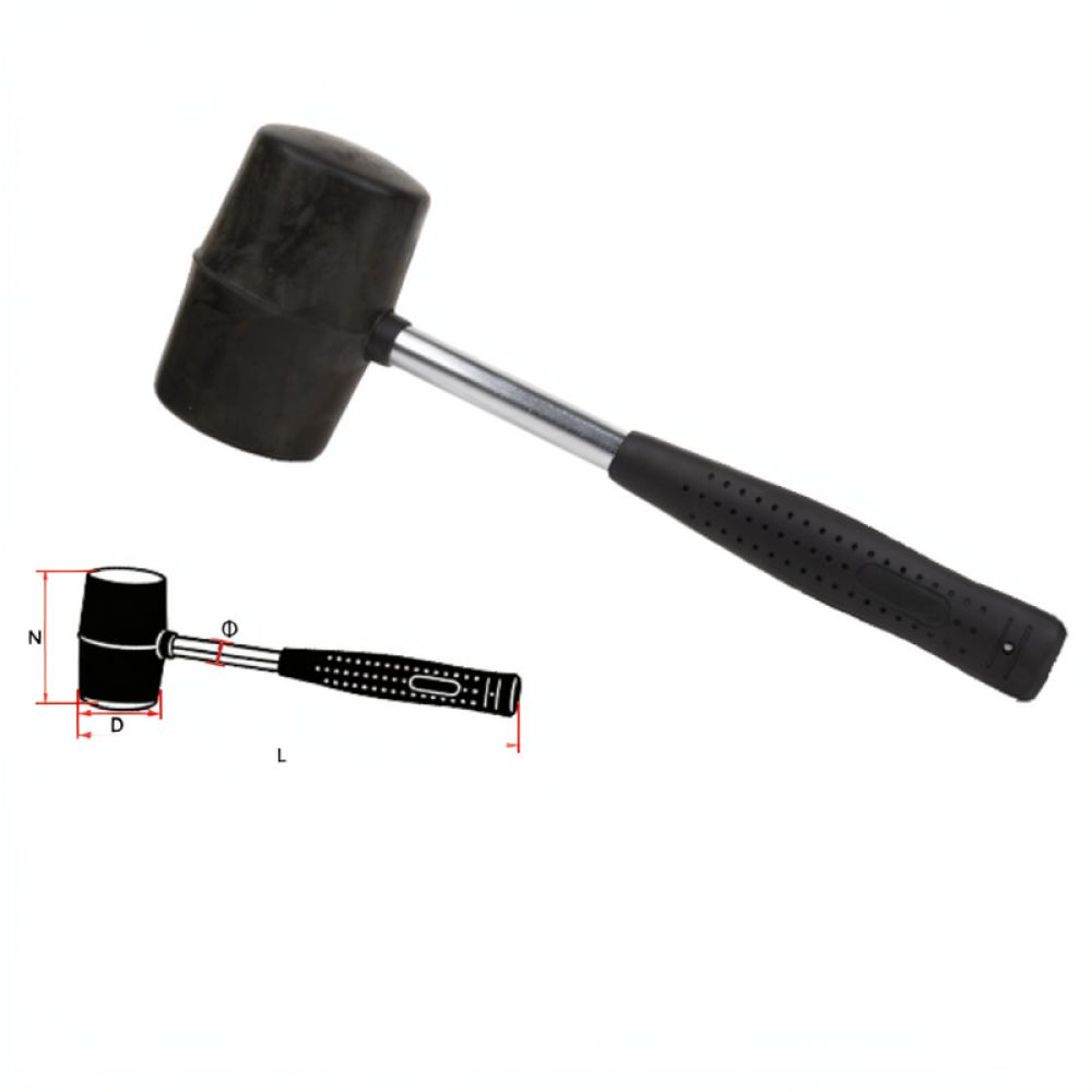 ค้อนยางคุณภาพสูง สำหรับติดตั้ง - Home Improvement Mark บทวิจารณ์และราคา