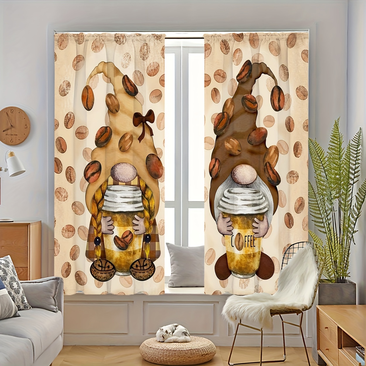 ม่านโปร่งลายการ์ตูน 2 ชิ้น, ลา - Curtain Rods บทวิจารณ์และราคา