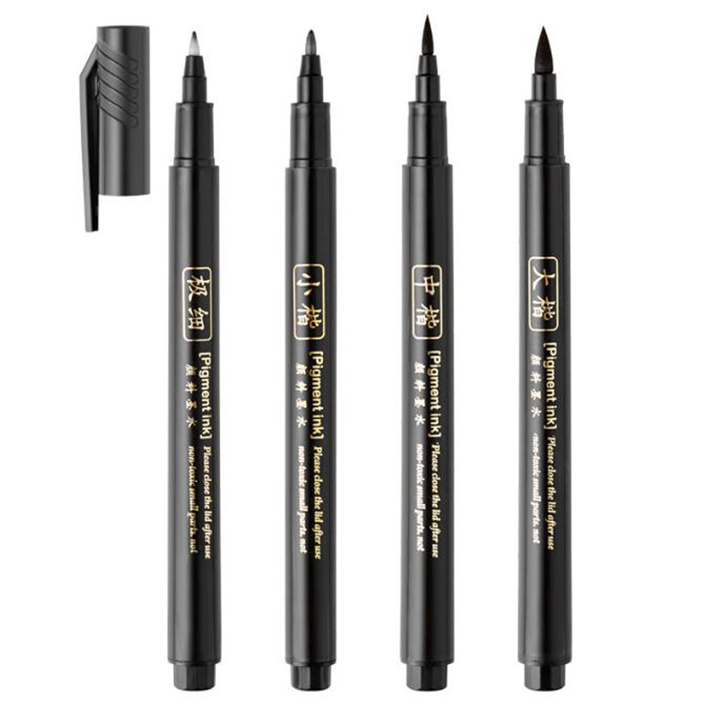 4 PC แปรงปากกาปากกาจีนการเรียน - Paint Brush บทวิจารณ์และราคา