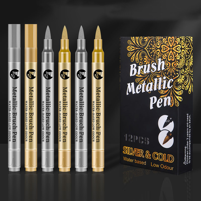 ปากกาสีกันน้ำแบบ DIY 2-12 ชิ้น - Paint Brush บทวิจารณ์และราคา